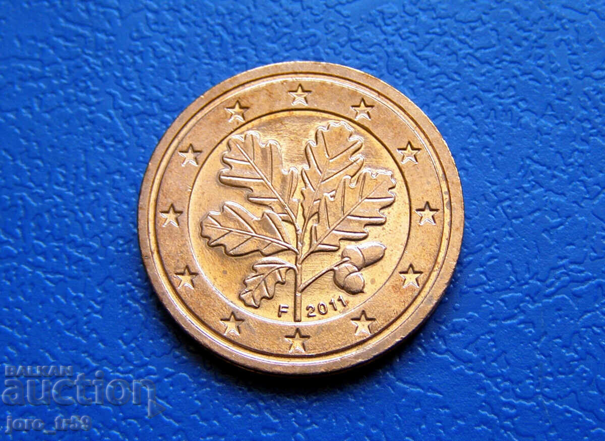 Γερμανία 2 λεπτά του ευρώ Λεπτά του ευρώ 2011 F