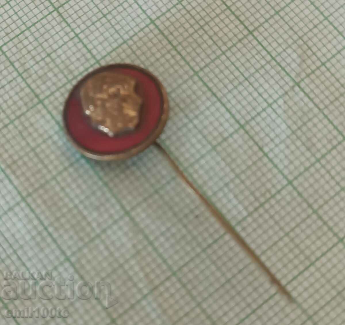 Delivery of Badge - Georgi Dimitrov bronze enamel Delivery of Badge - Georgi Dimitrov bronze enamel