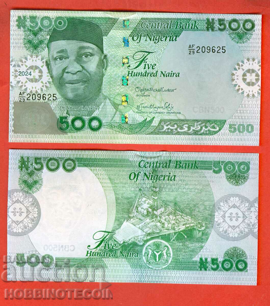 NIGERIA NIGERIA 500 NAIRA issue issue 2024 NEW UNS