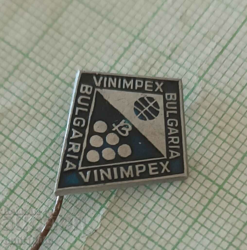 Badge - Vinimpex Bulgaria with price 2.00 BGN | € 1.02 Badge - Vinimpex Bulgaria with price 2.00 BGN | € 1.02