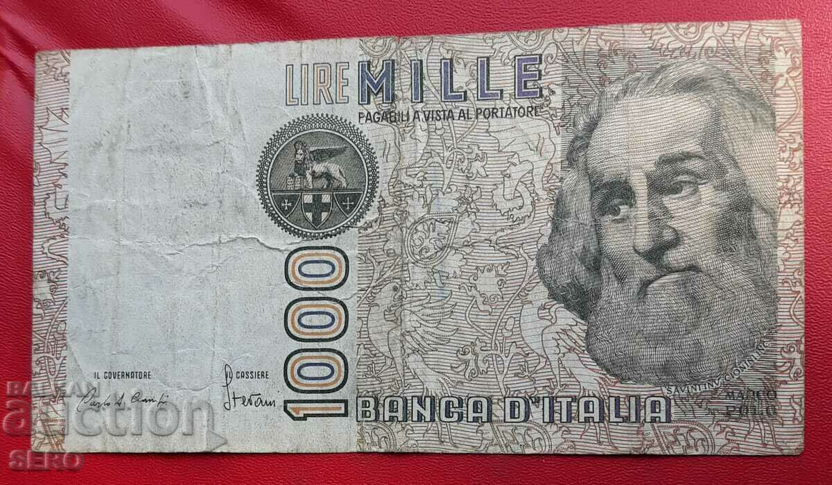Bancnota-Italia-1000 Lire 1982-Marco Polo