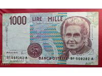 Bancnota-Italia-1000 lire 1990