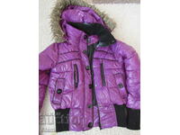 Only women's bomber jacket in purple, size S
