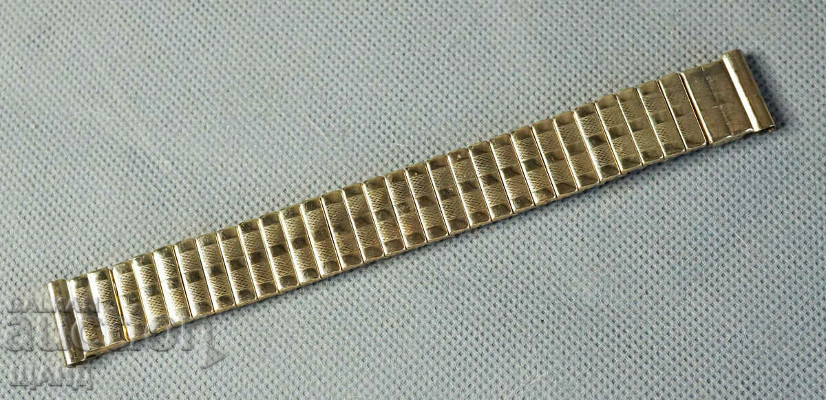Old Gold Plated Stretch Men's Wristwatch Chain