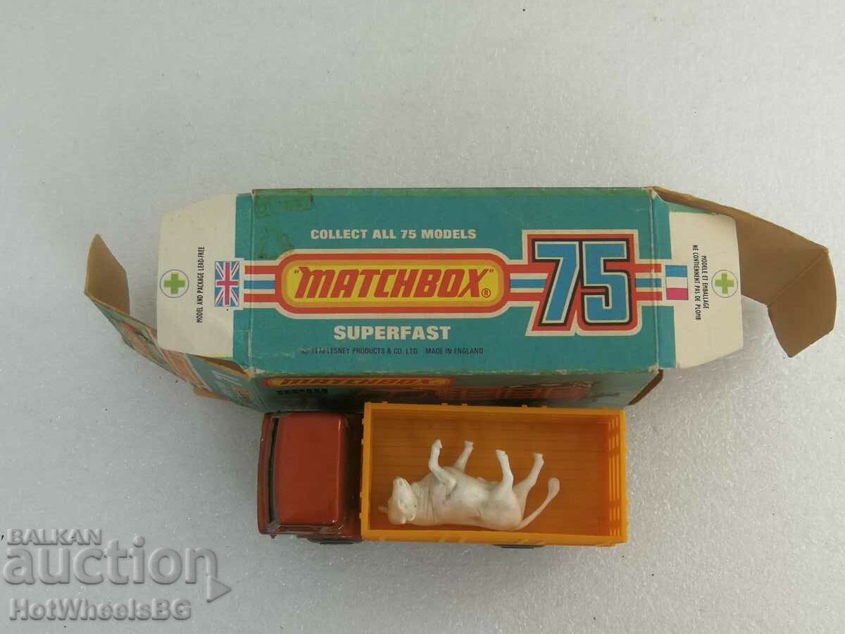 MATCHBOX LESNEY -No71C Cattle Truck 1976 - 5 MATCHBOX LESNEY -No71C Cattle Truck 1976 - 5