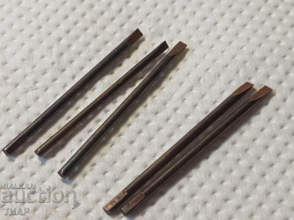 Tips for watchmaker's screwdrivers Swiss-0.01st