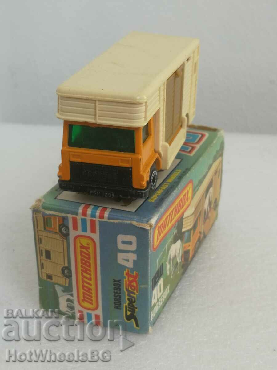 Παράδοση MATCHBOX LESNEY -No 40C Horse Box 1977 Παράδοση MATCHBOX LESNEY -No 40C Horse Box 1977