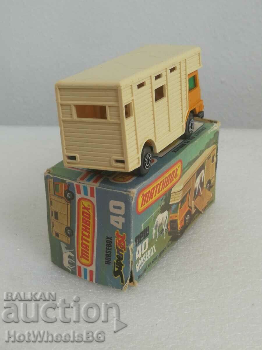 MATCHBOX LESNEY -No 40C Horse Box 1977 - 5 MATCHBOX LESNEY -No 40C Horse Box 1977 - 5