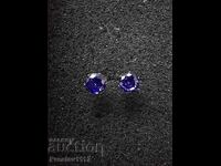 Silver earrings with Tanzanite 2ct