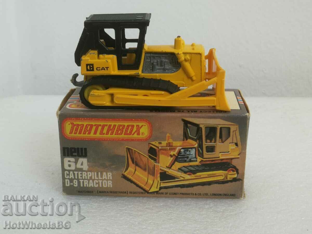 MATCHBOX LESNEY -No 64D Caterpillar Bulldozer 1979 with price 34.99 BGN | € 17.89 MATCHBOX LESNEY -No 64D Caterpillar Bulldozer 1979 with price 34.99 BGN | € 17.89