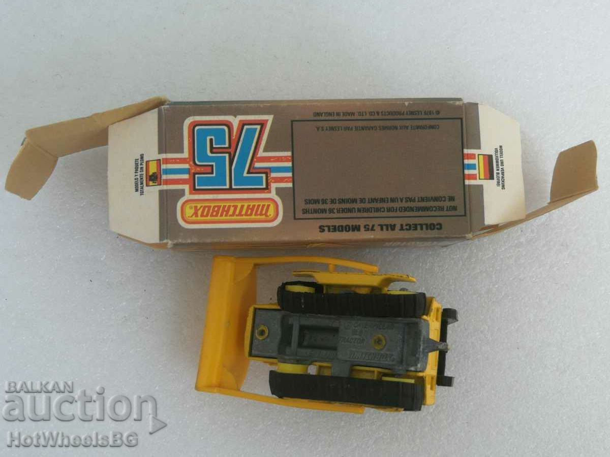 MATCHBOX LESNEY -No 64D Caterpillar Bulldozer 1979 - 6 MATCHBOX LESNEY -No 64D Caterpillar Bulldozer 1979 - 6
