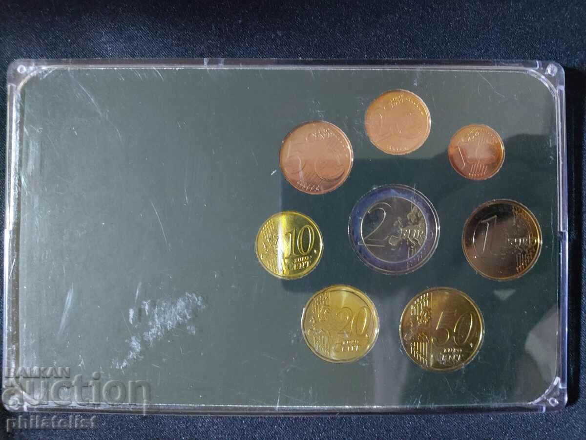 Auction Belgium 2007-2012 - Euro set series from 1 cent to 2 euros Auction Belgium 2007-2012 - Euro set series from 1 cent to 2 euros