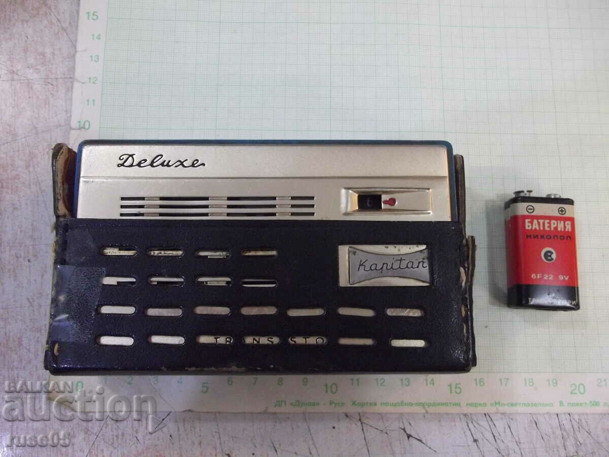 Tranzistor radio "Kapitan - Deluxe" vechi