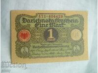 Банкнота Райхсмарка 1 марка, Германия, 1920