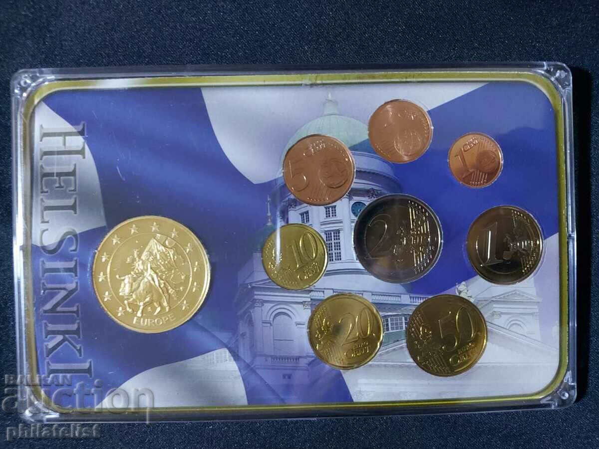 Auction Finland 2002-2010 - Euro set from 1 cent to 2 euro + medal Auction Finland 2002-2010 - Euro set from 1 cent to 2 euro + medal