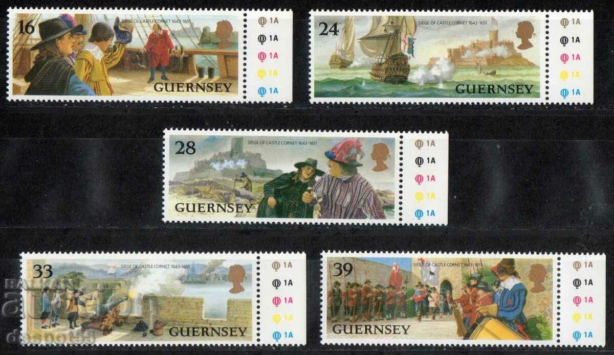 1993. Guernsey. Civil War - Victory at Fort Cornet.
