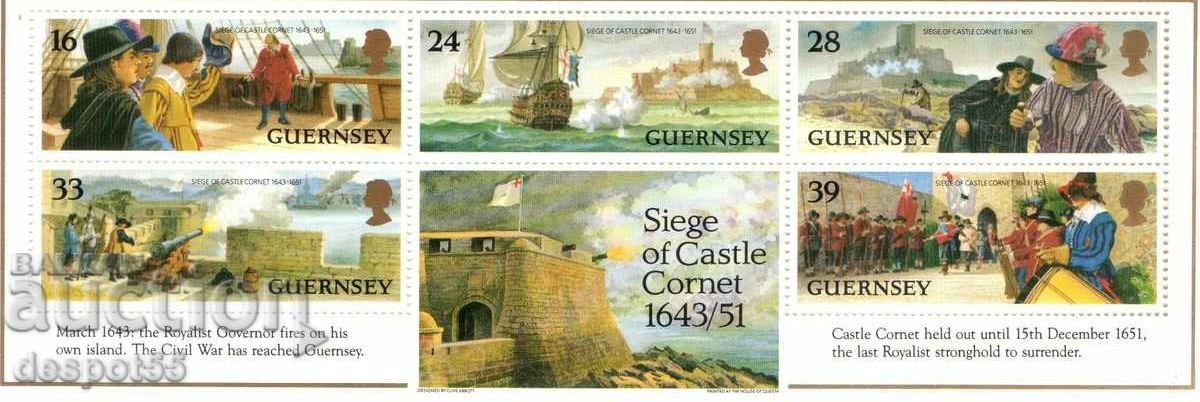 1993. Guernsey. Civil War - Victory at Fort Cornet.
