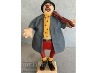 old toy the violinist clown