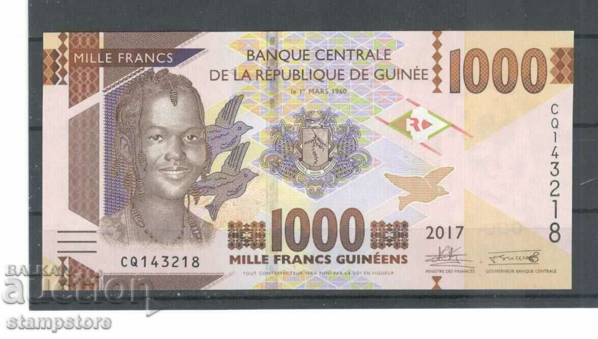 1000 франка Република Гвинея 2017 г