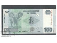 100 франка Конго 2013 г