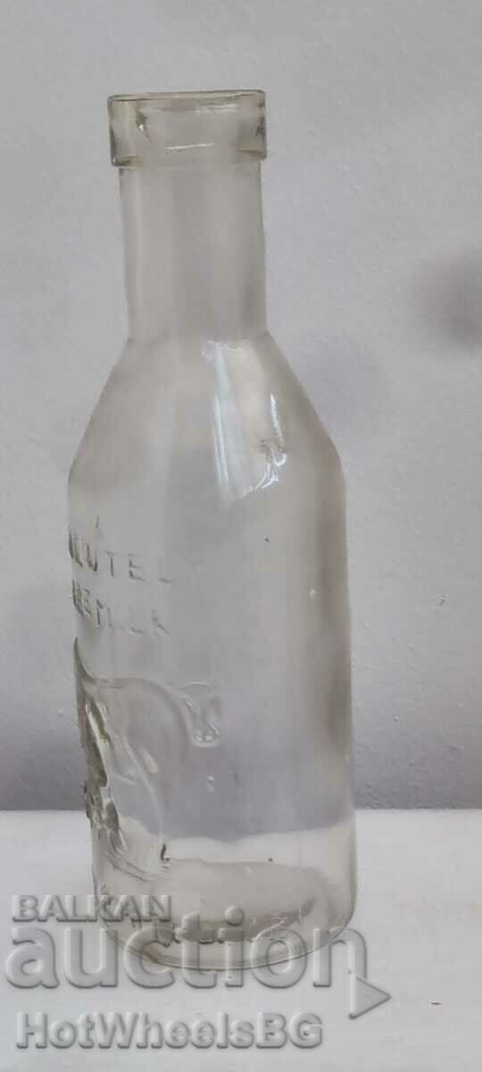 Δημοπρασία Παλιό γυάλινο μπουκάλι γάλακτος, μπουκάλι με επιγραφή Δημοπρασία Παλιό γυάλινο μπουκάλι γάλακτος, μπουκάλι με επιγραφή