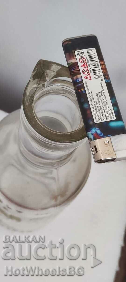 Παράδοση Παλιό γυάλινο μπουκάλι γάλακτος, μπουκάλι με επιγραφή Παράδοση Παλιό γυάλινο μπουκάλι γάλακτος, μπουκάλι με επιγραφή