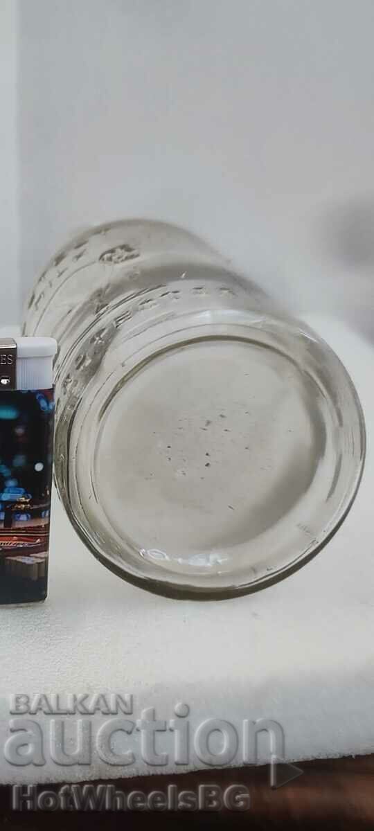 Παλιό γυάλινο μπουκάλι γάλακτος, μπουκάλι με επιγραφή - 5 Παλιό γυάλινο μπουκάλι γάλακτος, μπουκάλι με επιγραφή - 5