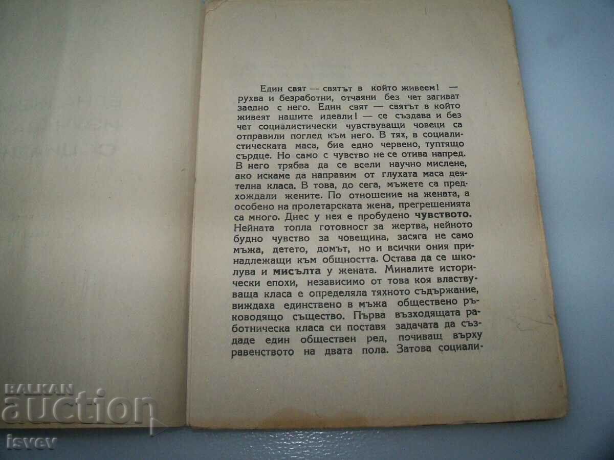Auction  "A Woman Studying Socialism" book by Marianne Pollack 1945.