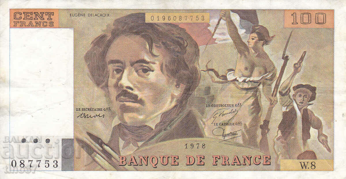 tino37- FRANCE - 100 FRANC - 1978 with price € 7.50 | 14.67 BGN