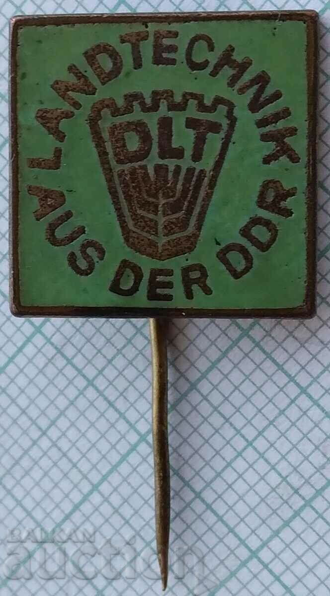 16393 Badge - DLT agricultural machinery from GDR - enamel