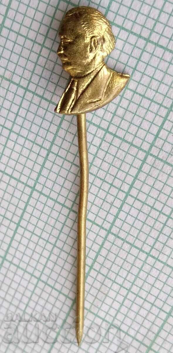 16395 Badge - Georgi Dimitrov with price 1.00 BGN | € 0.51 16395 Badge - Georgi Dimitrov with price 1.00 BGN | € 0.51