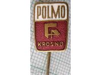 16402 Badge - Polmo cars Poland - bronze enamel
