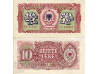 tino37- ALBANIA - 10 LEKE - 1957 - UNC