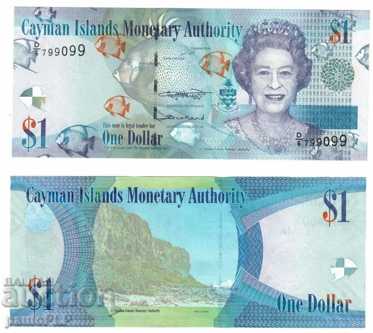 $1 2010 Cayman Islands-UNC