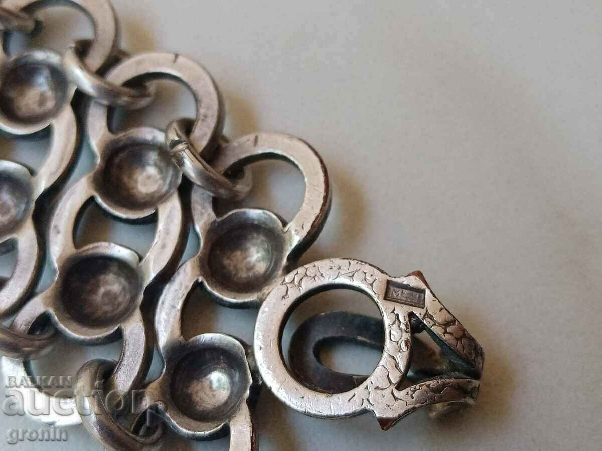 Delivery of Ethnic bracelet, silver plated, marked, old vintage Delivery of Ethnic bracelet, silver plated, marked, old vintage