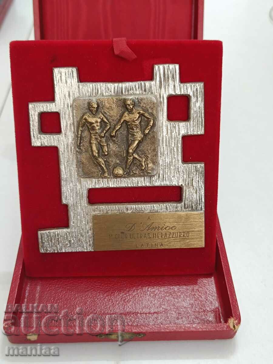 Football plaque of the Italian footballer Vincenzo D'Amico - 5 Football plaque of the Italian footballer Vincenzo D'Amico - 5