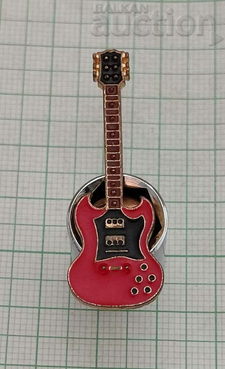 GUITAR BADGE PIN