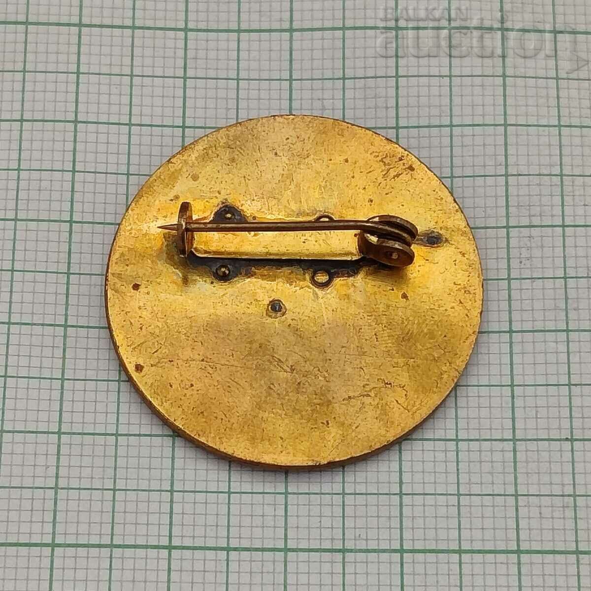 FRANZ-MEHRING OBERSCHULE GERMANY BADGE с цена 5.00 лв. | € 2.56