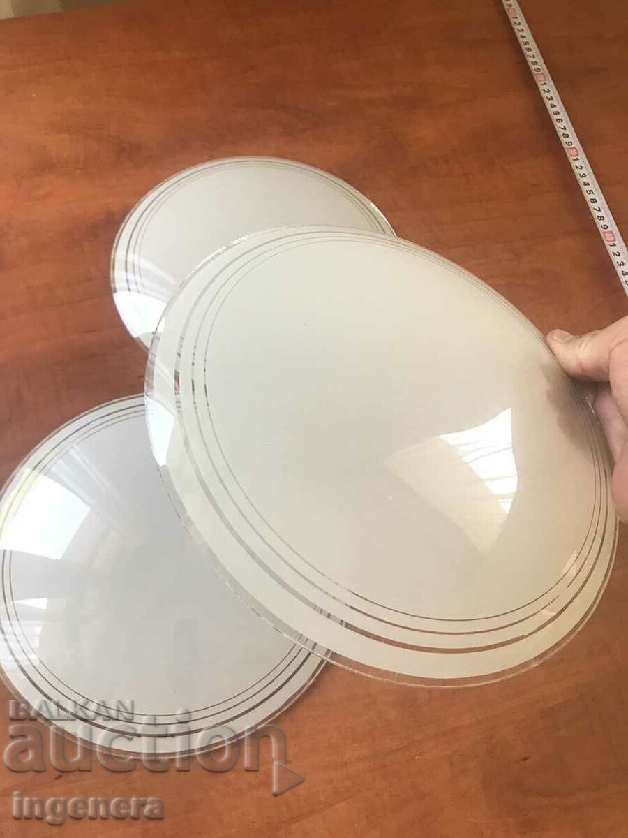 Auction GLASS GLASS NEW FOR CEILING-3 PCS Auction GLASS GLASS NEW FOR CEILING-3 PCS