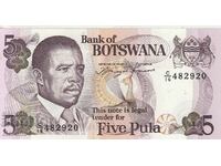 5 stamps 1992, Botswana