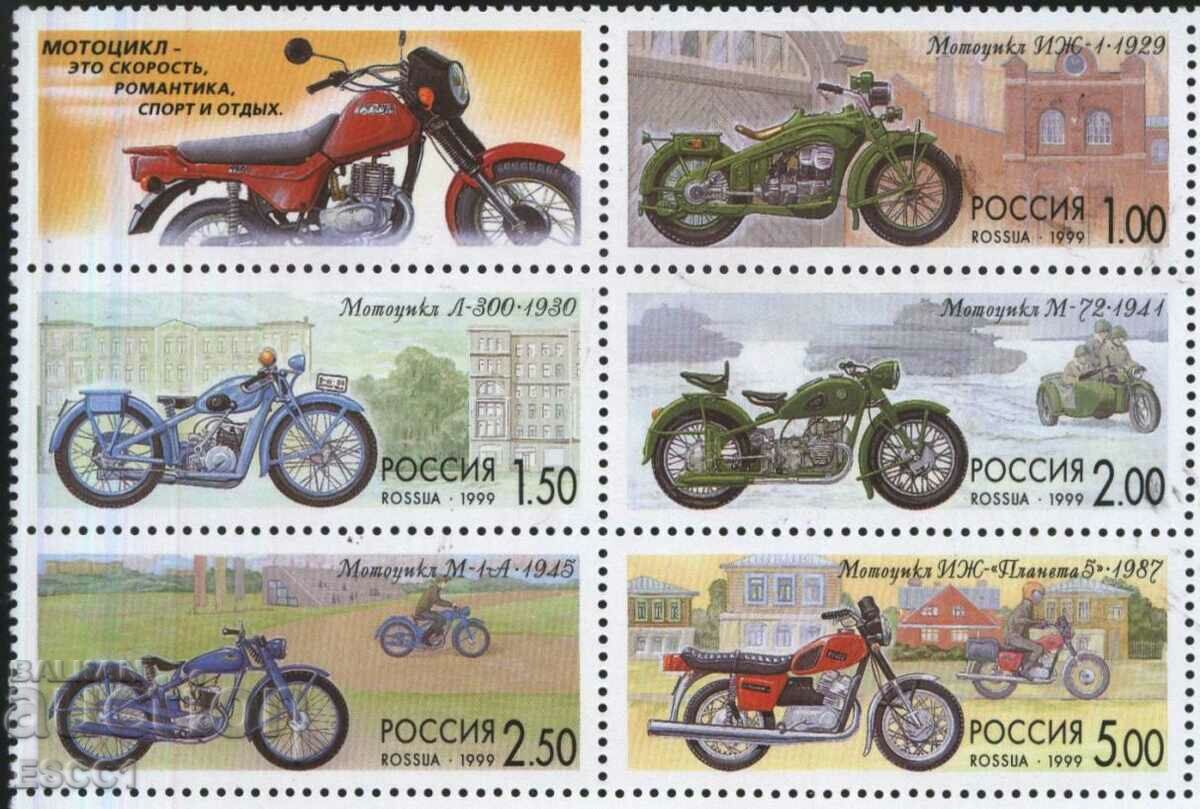 Чисти марки Транспорт Мотоциклети 1999 от Русия