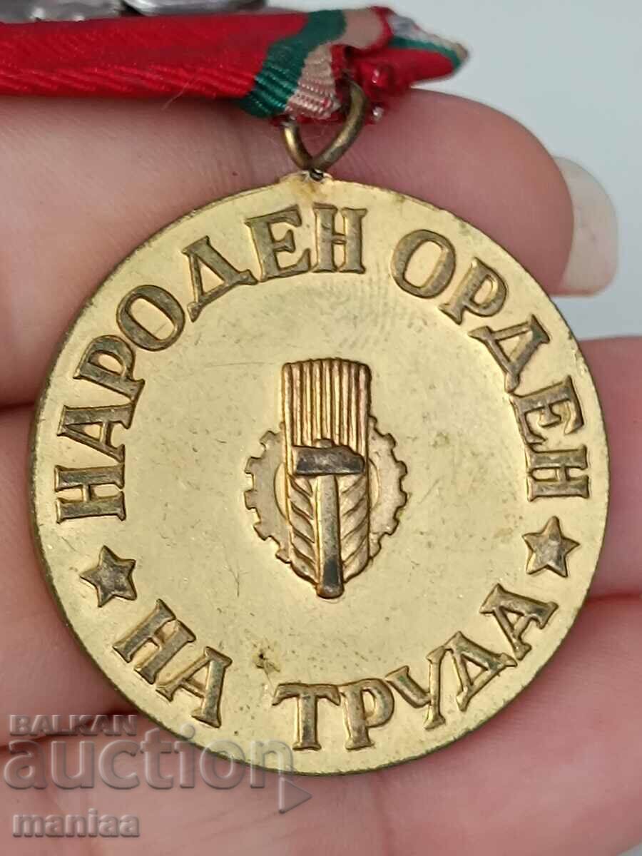 Delivery of Medal of the People's Order of Labor Golden Delivery of Medal of the People's Order of Labor Golden