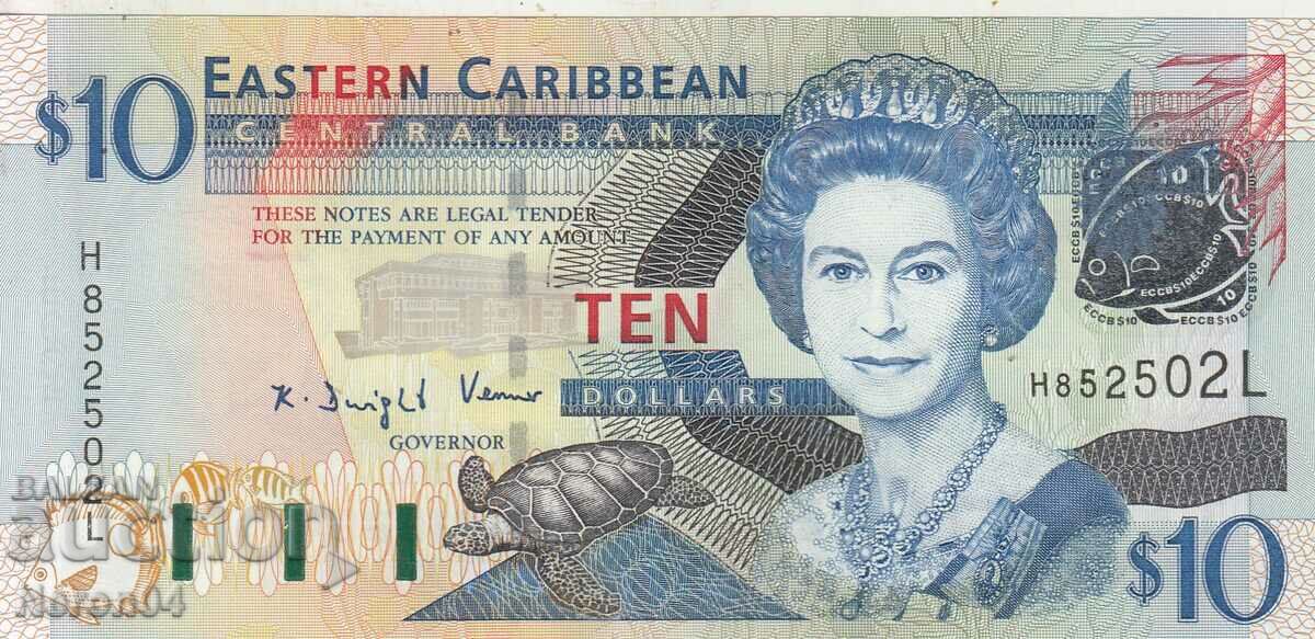 10 δολάρια 2003, Αγία Λουκία