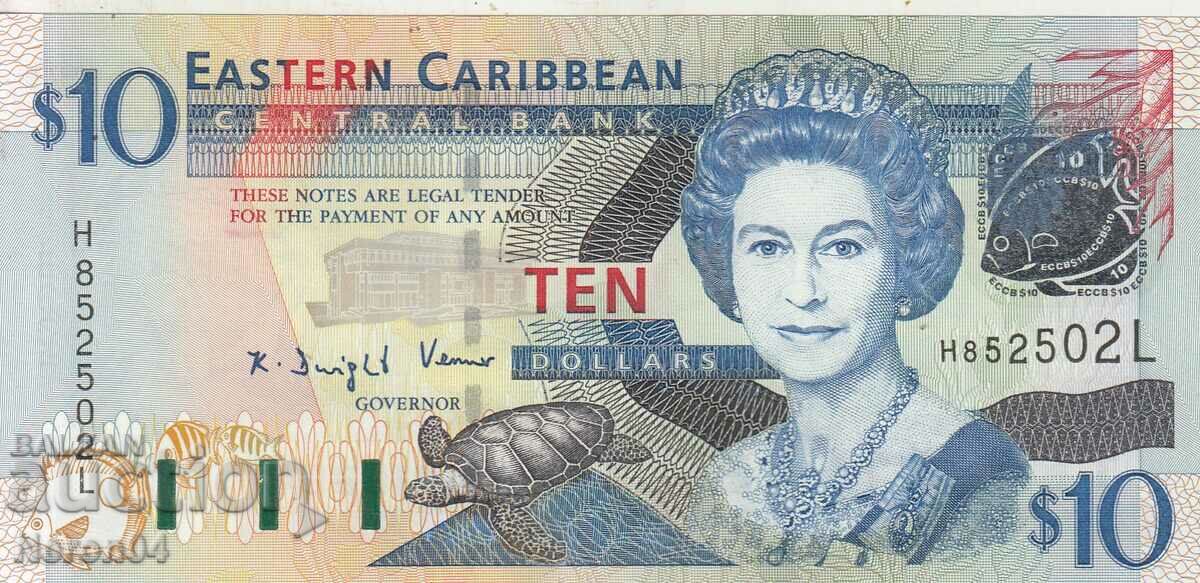 10 dollars 2003, Saint Lucia