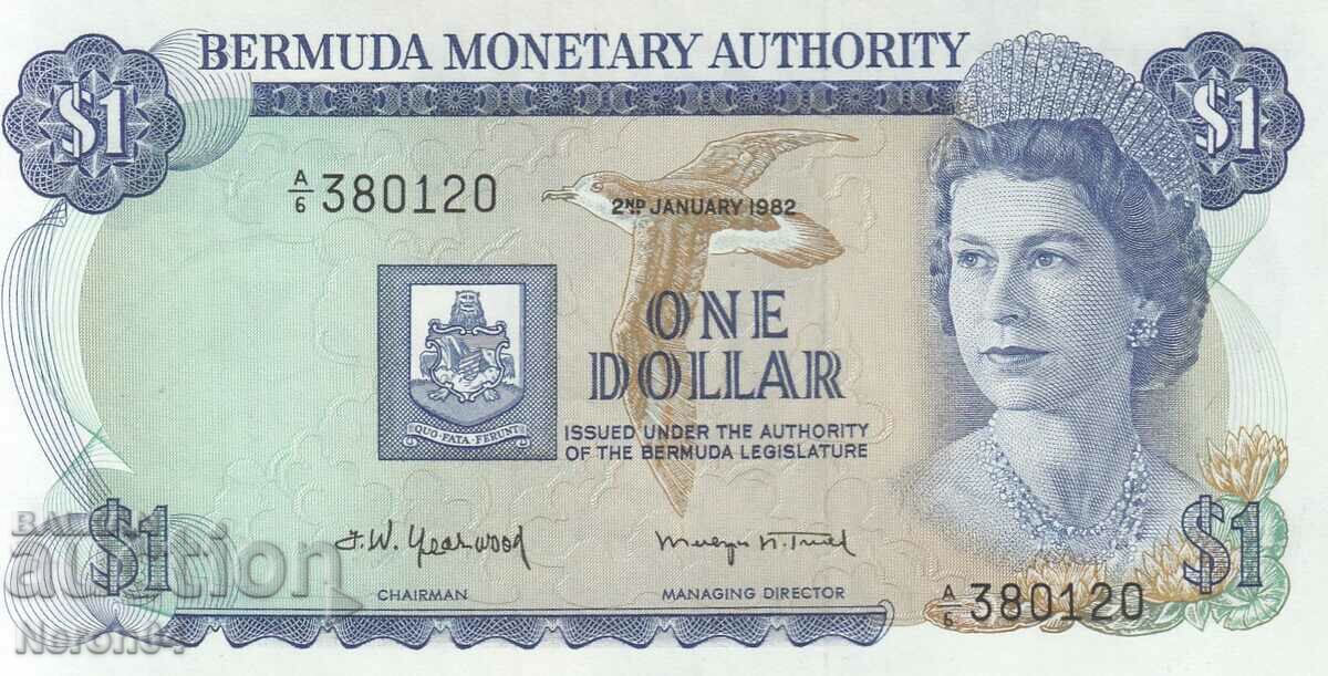 1 dollar 1975, Bermuda