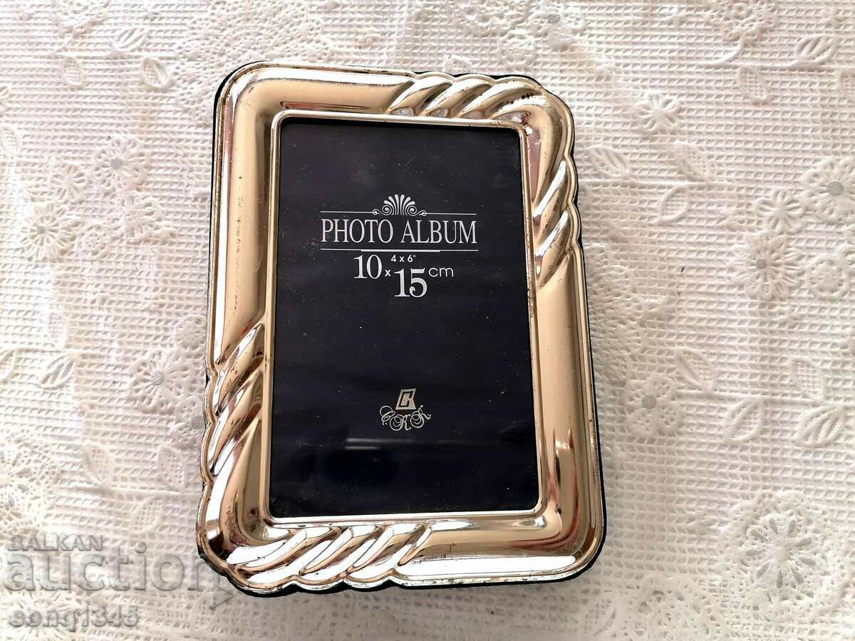 Great Silver Plated Photo Album From 0.01 St.