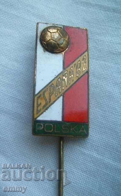 Poland - Spain 1982 FIFA World Cup Badge with price 9.00 BGN | € 4.60 Poland - Spain 1982 FIFA World Cup Badge with price 9.00 BGN | € 4.60
