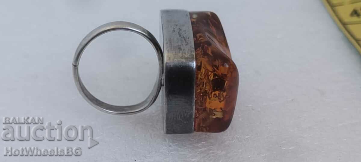 Delivery of Silver ring with amber - Silver Sterling 925 Delivery of Silver ring with amber - Silver Sterling 925