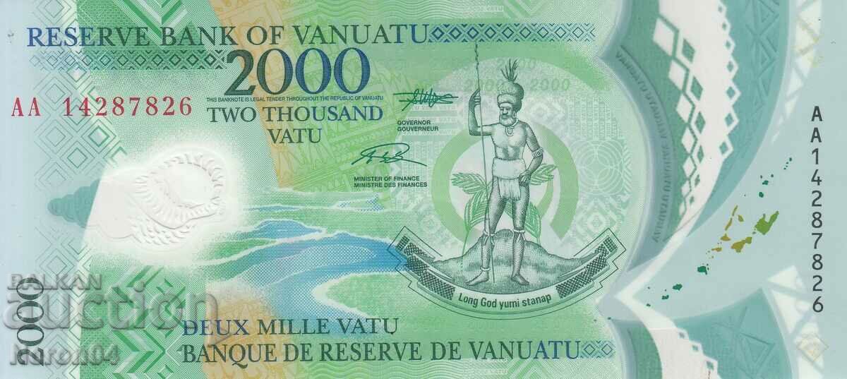 2000 vatu 2014, Βανουάτου