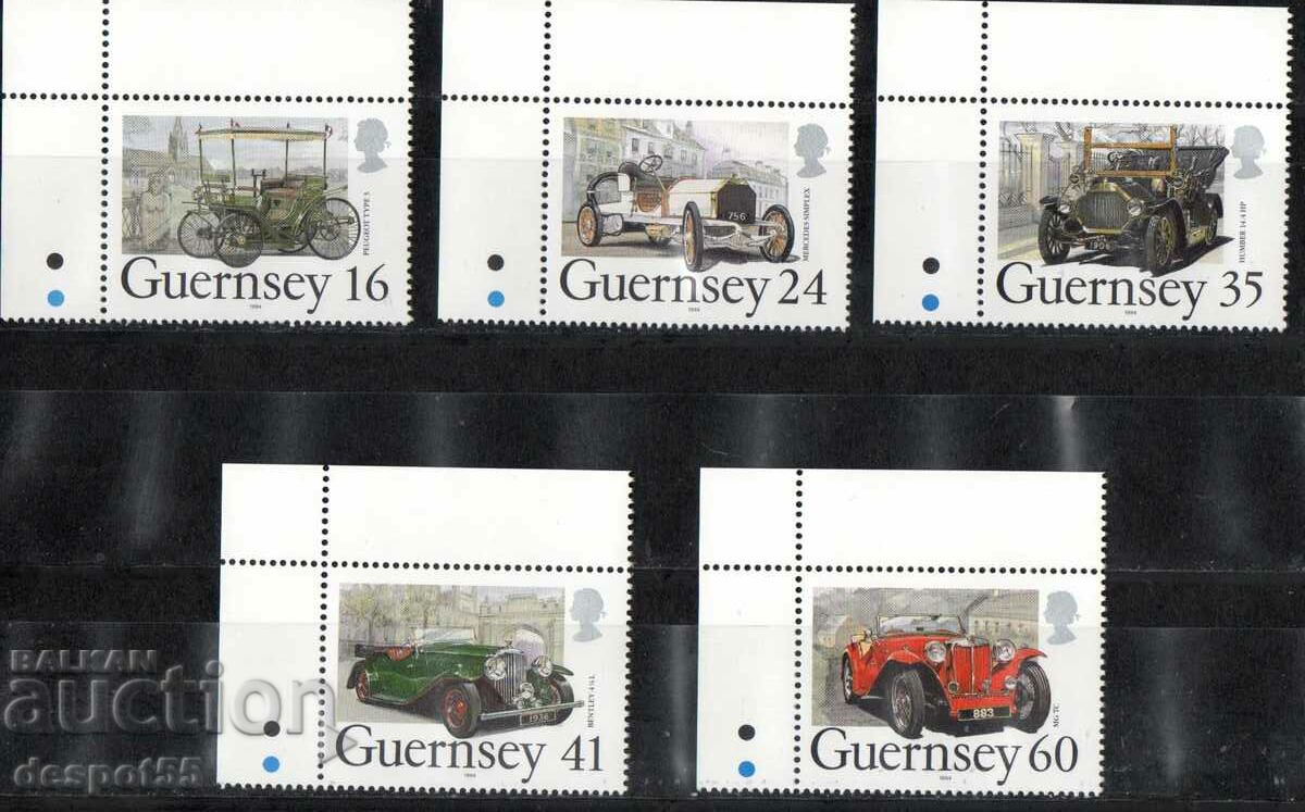 1994. Guernsey. Classic cars.